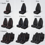 Universal Car Seat Covers With Contrast Stitching