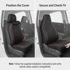 Universal Car Seat Covers With Contrast Stitching
